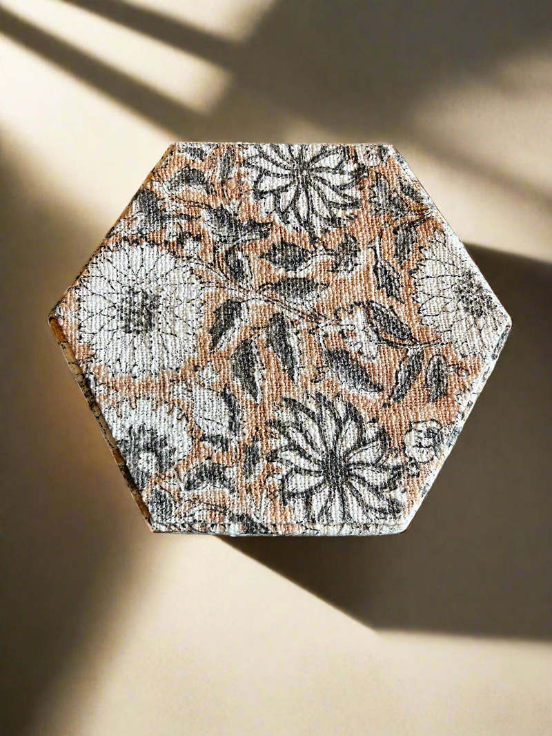 Soothi Terracotta Petal Office-In-A-Box Decor Set - Terracotta/Grey