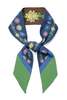 Centinelle Tiny Flowers Twilly Ribbon Scarf - Thumbnail 2