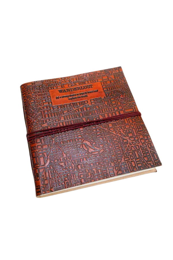 Soothi Wanderlust 7x7 Artist Handmade Leather Journal