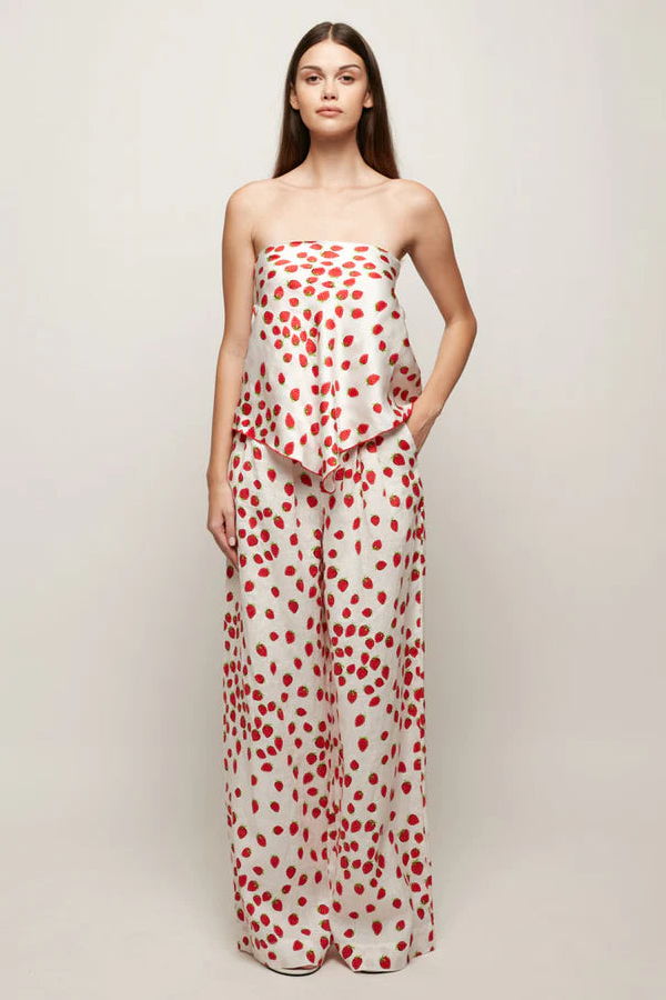 S/W/F Pleated Wide Leg Pants