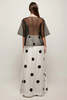 S/W/F Relaxed Split Maxi Skirt - Dots - Thumbnail 2