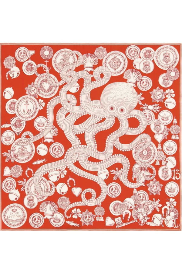 Inoui Editions Octopus Square 65 Scarf