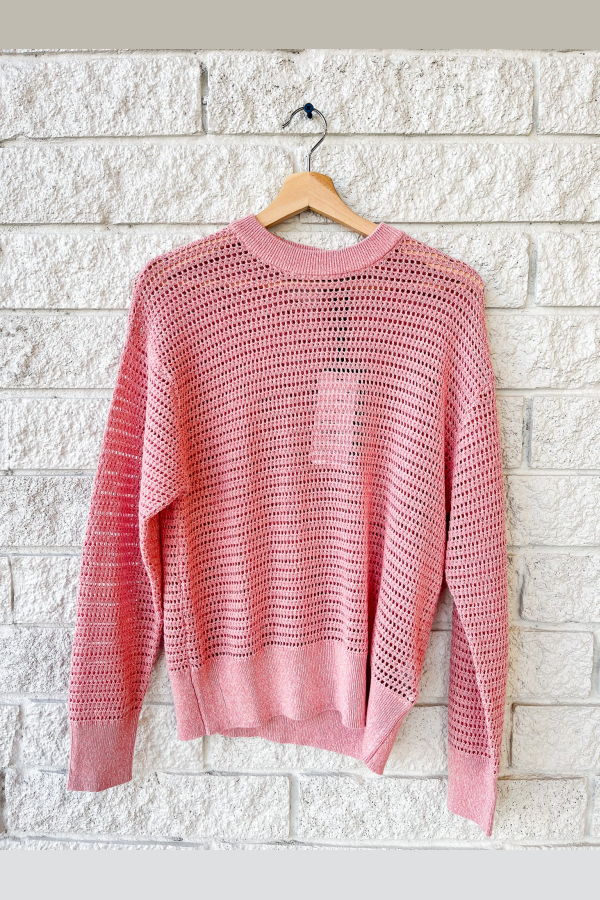 Varley Kershaw Sweat Top - Brandy Rose
