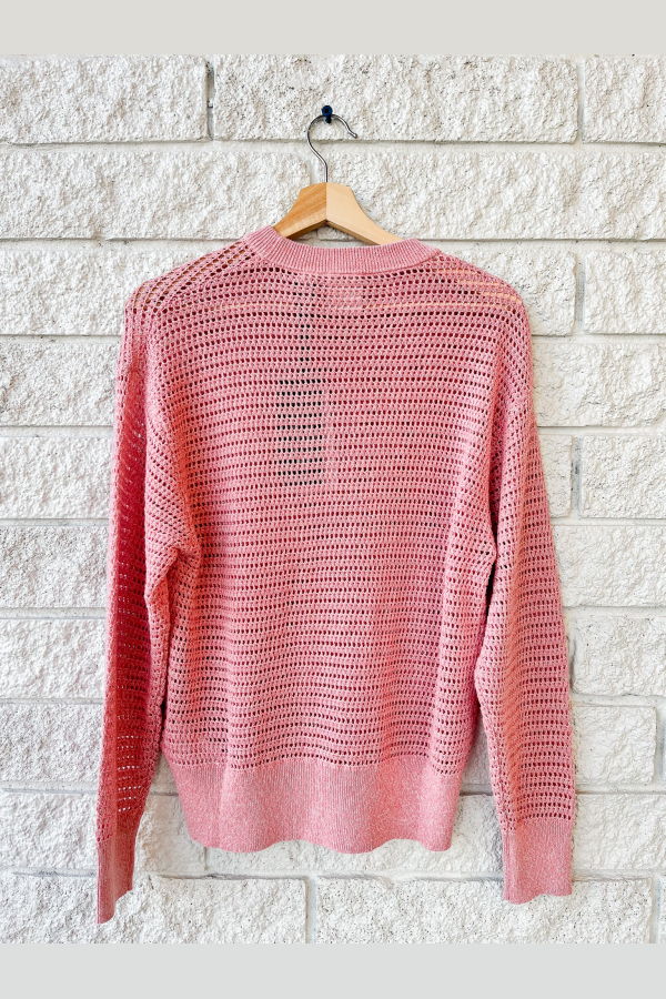 Varley Kershaw Sweat Top - Brandy Rose