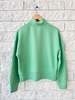 Varley Mavis Mock Neck Sweatshirt - Green Spruce - Thumbnail 2