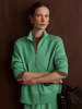 Varley Mavis Mock Neck Sweatshirt - Green Spruce - Thumbnail 4
