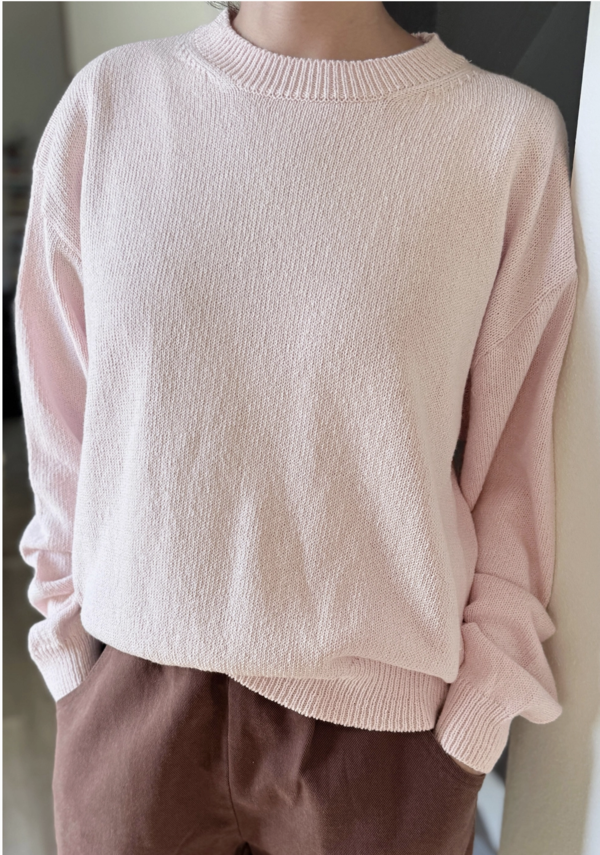 Le Bon Shoppe Milo Cotton Sweater - Rose