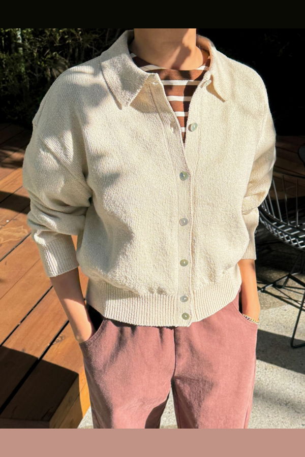 Le Bon Shoppe The Club Cardigan - Naturel