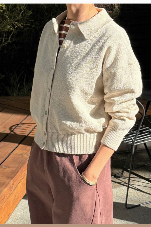 Le Bon Shoppe The Club Cardigan - Naturel