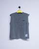 Satisfy Faded Black Cotton MothTech Muscle Tee - Thumbnail 1