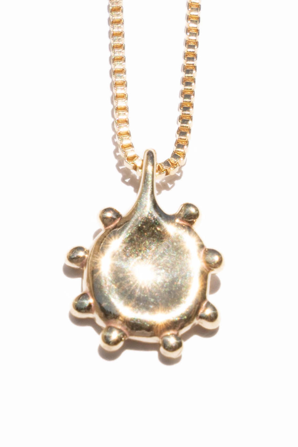 Moneh Brisel Sol Necklace - Brass