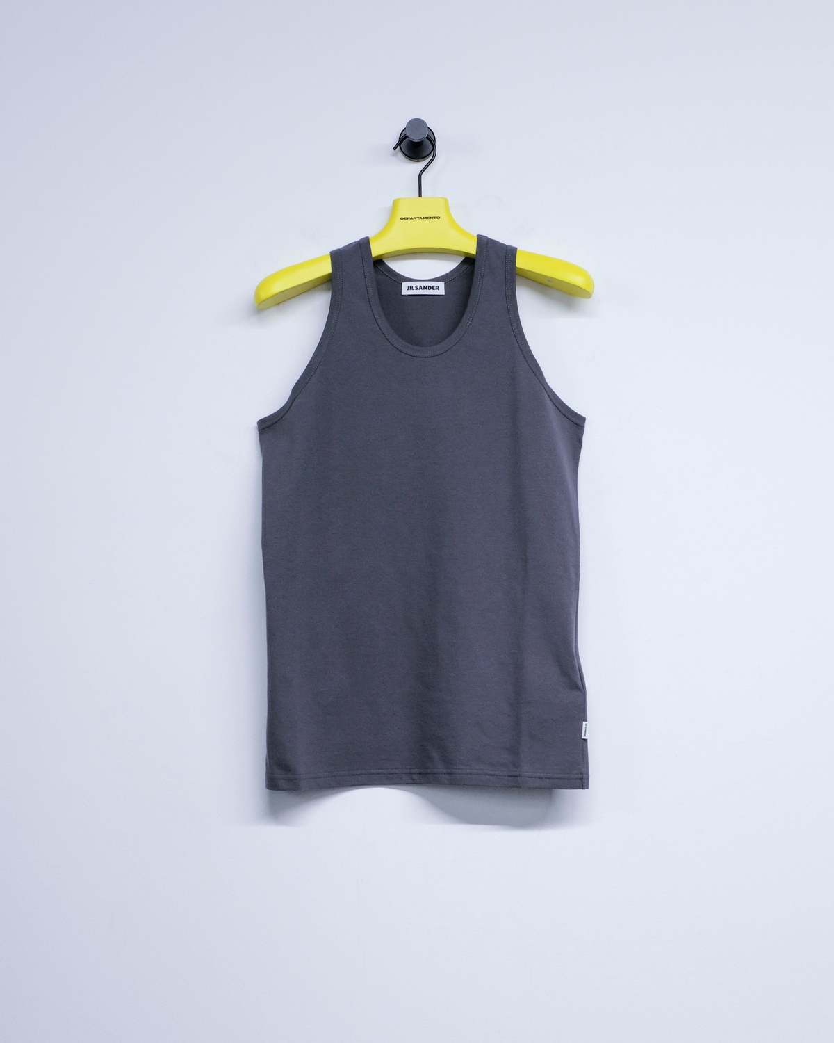 Jil Sander Pebble Cotton Jersey Tank Top - Image 1 of 2