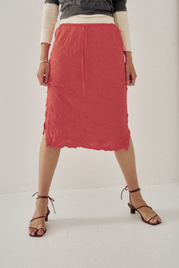 SAYAKA DAVIS NEW YORK Crinkled Knit Skirt