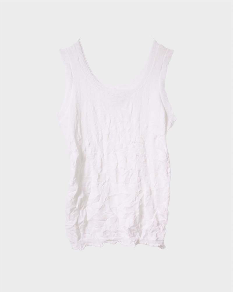 SAYAKA DAVIS NEW YORK Crinkled Knit Tank