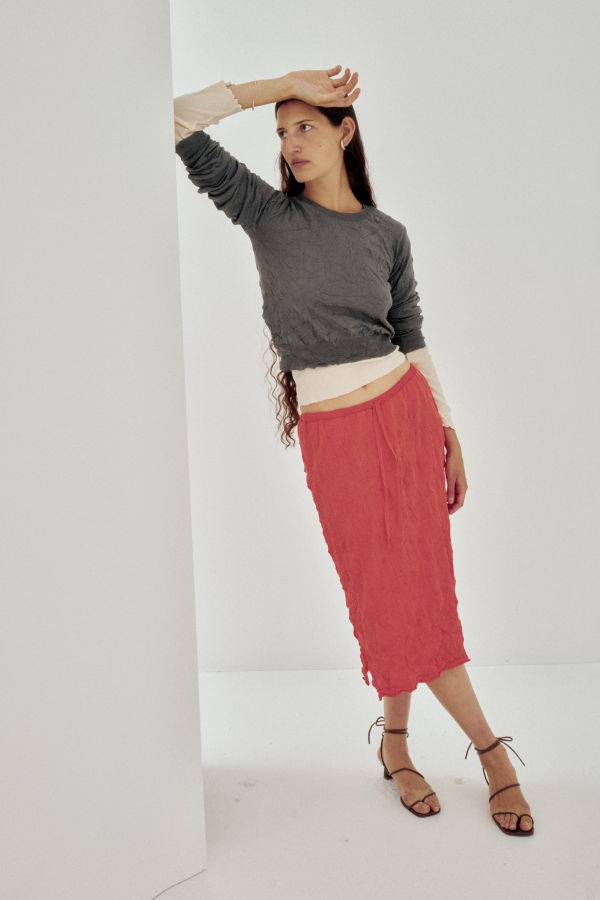 SAYAKA DAVIS NEW YORK Crinkled Pullover