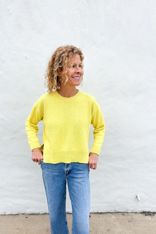 Pomandere Crew Neck Sweater - Topaz