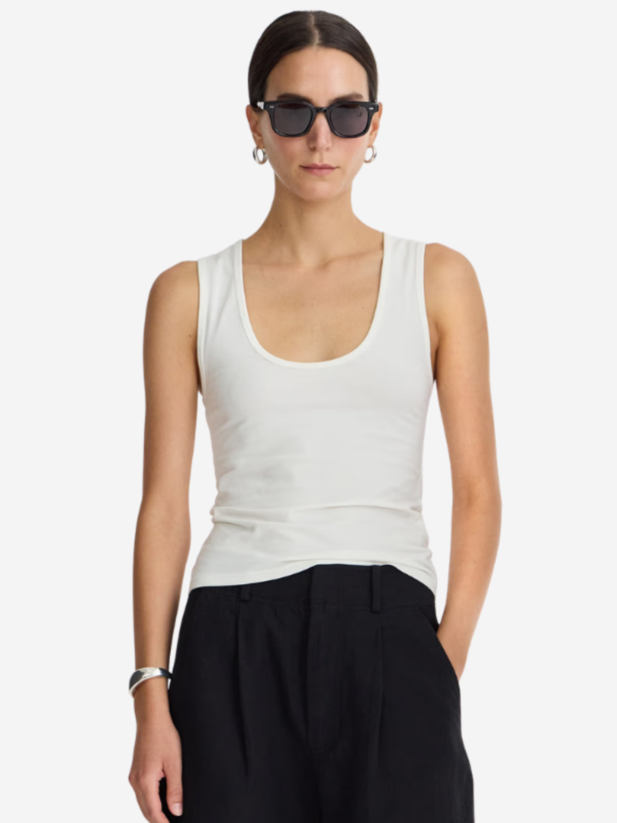 Apiece Apart Uri Low-Cut Tank - Image 2 of 4