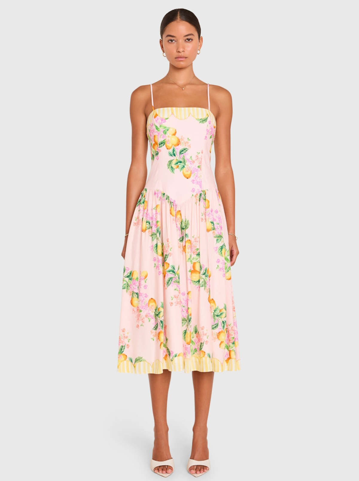 Amanda Uprichard Delora Midi Dress - Image 1 of 1