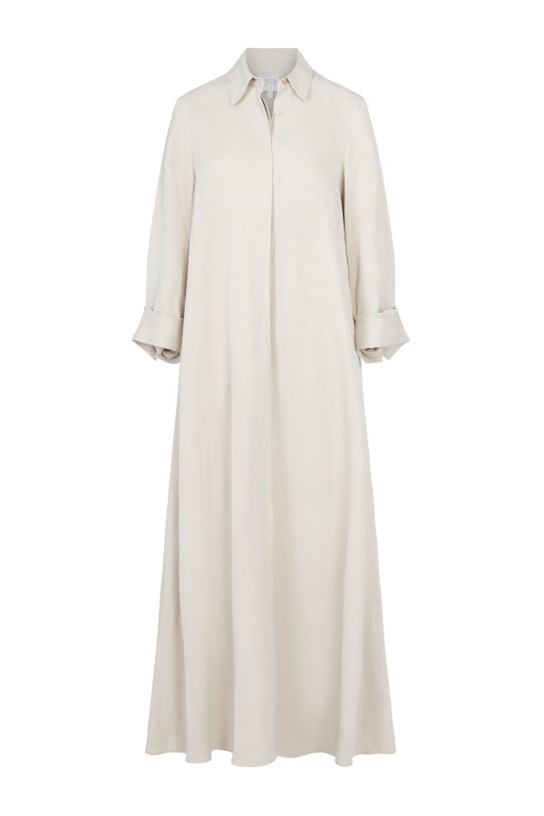 TWP Jenny's Gown Dress - Bone