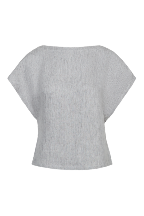 TWP Simple T Tee - Light Heather Grey