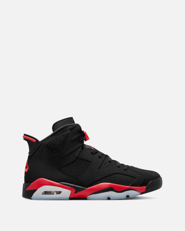 Jordan Air Jordan 6 'Infrared Salesman' Sneakers - Black / Light Crimson Jordan Air Jordan 6 'Infrared Salesman' Sneakers - Black / Light Crimson