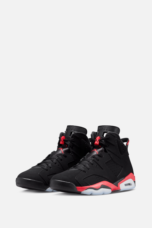 Jordan Air Jordan 6 'Infrared Salesman' Sneakers - Black / Light Crimson