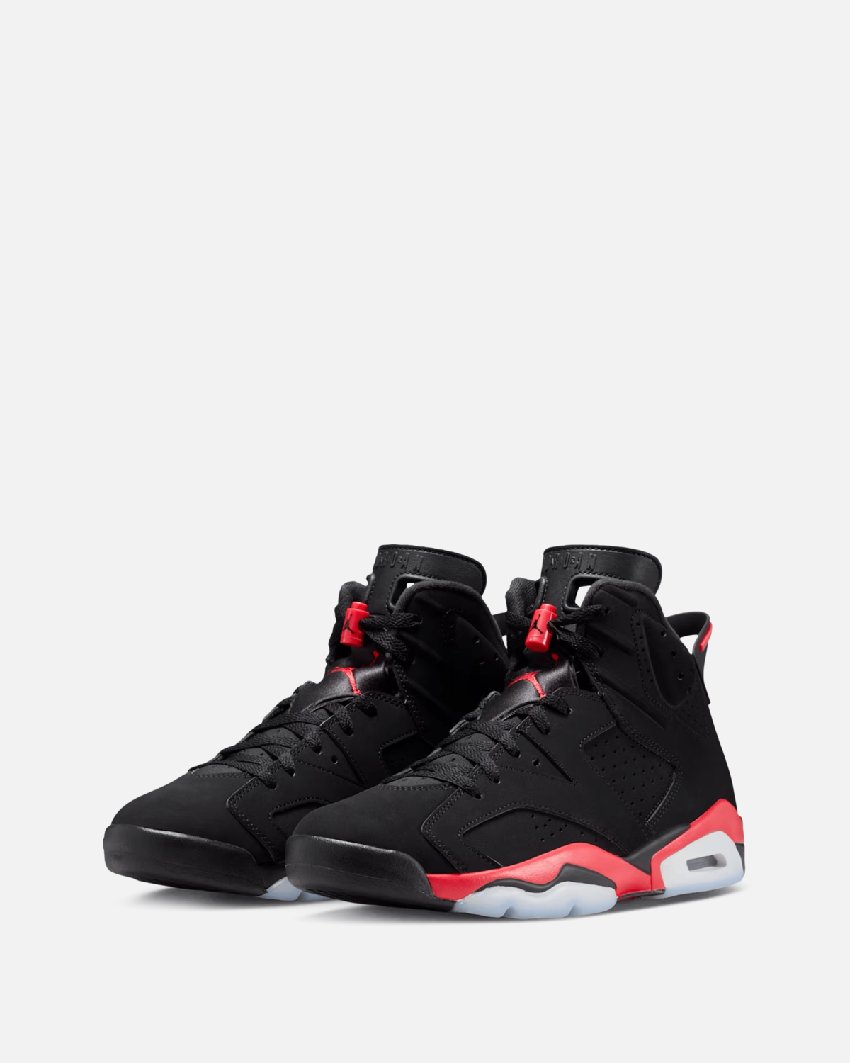 Jordan Air Jordan 6 'Infrared Salesman' Sneakers - Black / Light Crimson - Image 2 of 5