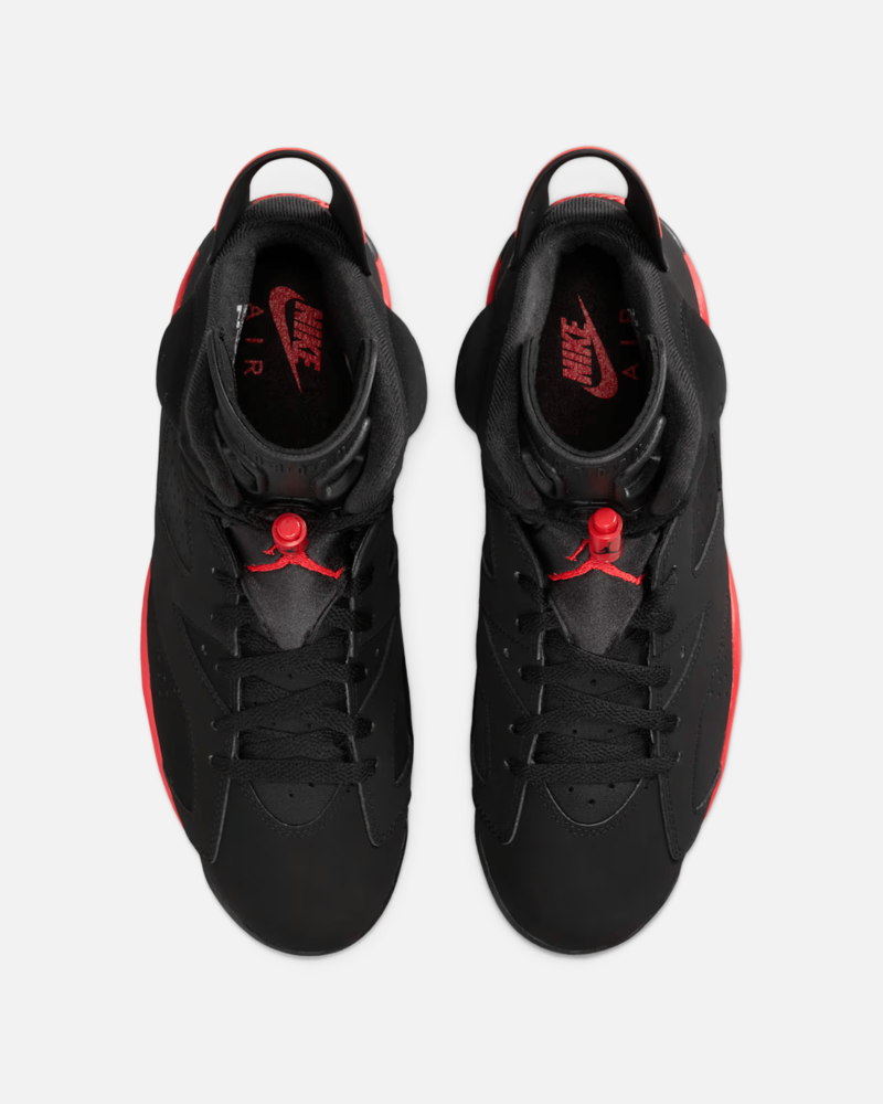 Jordan Air Jordan 6 'Infrared Salesman' Sneakers - Black / Light Crimson