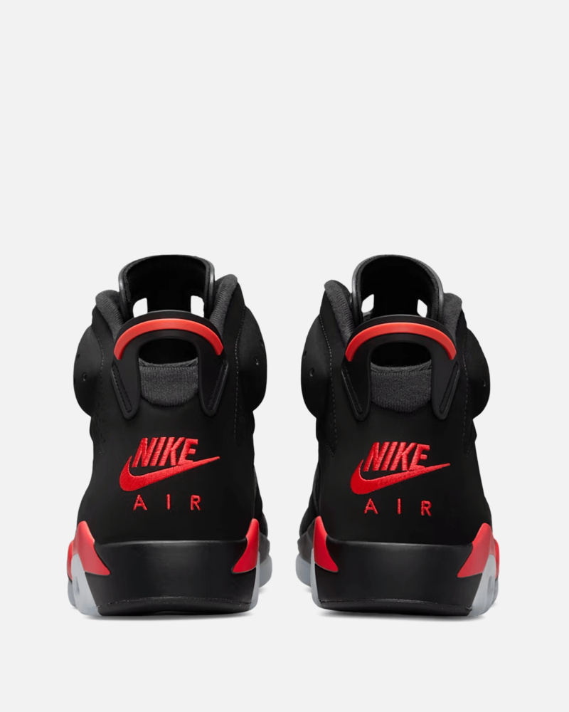 Jordan Air Jordan 6 'Infrared Salesman' Sneakers - Black / Light Crimson