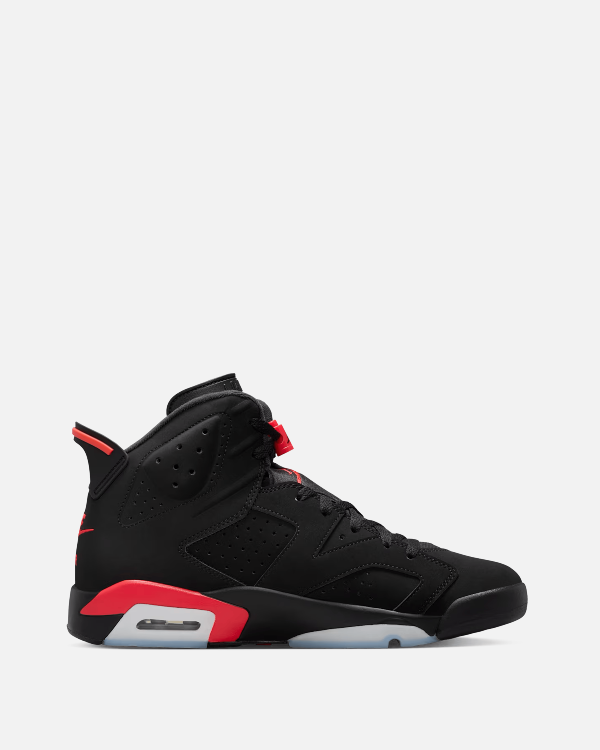 Jordan Air Jordan 6 'Infrared Salesman' Sneakers - Black / Light Crimson - Image 5 of 5