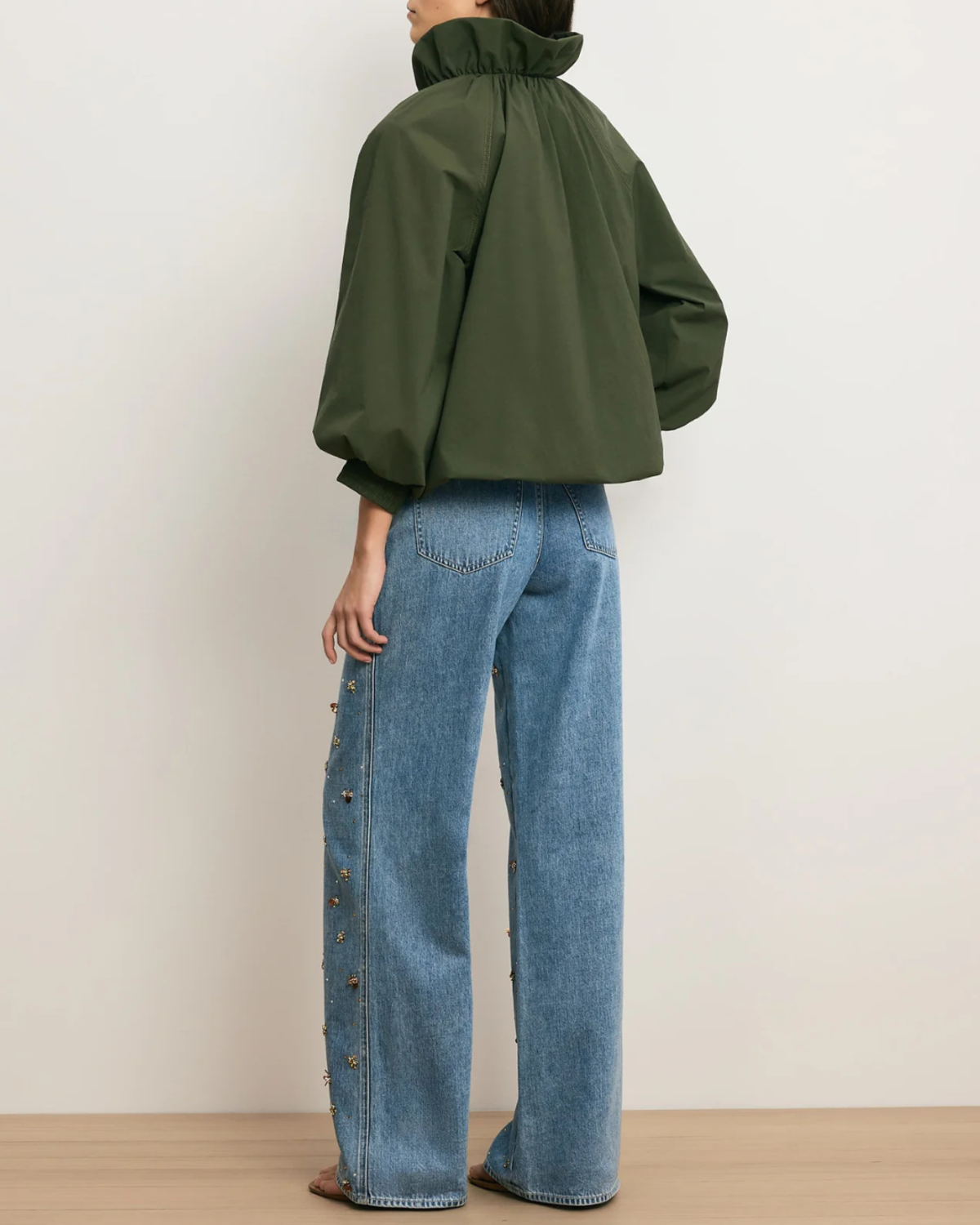 Veronica Beard Circe Jacket - Army - Image 6 of 6