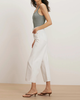 Veronica Beard Taylor Cropped Wide Leg Jean - White - Thumbnail 4