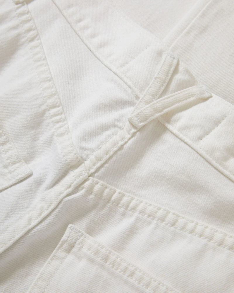 Veronica Beard Taylor Cropped Wide Leg Jean - White