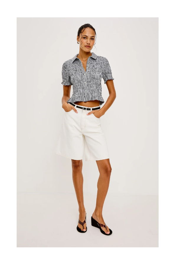 Rails Alton Top - Black Gingham