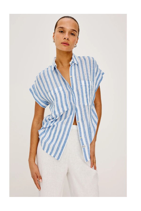 Rails Cito Top in Atlantis Stripe