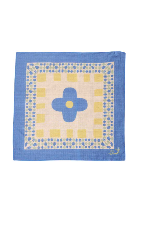 FRNCH Plitvice Scarf - Bleu Azur