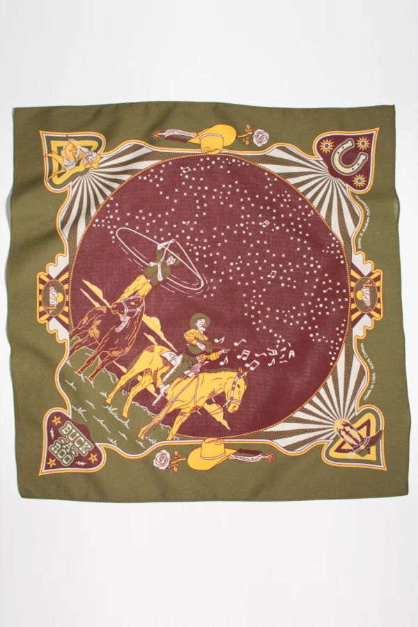 Sable Neon Cowboy Bandana