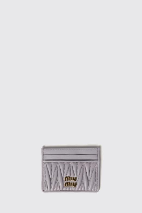 MIU MIU 5MC076 Business Card Wallet - Wisteria