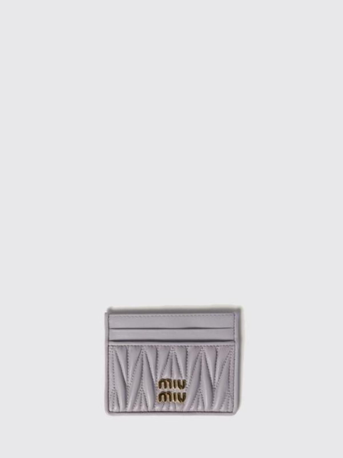MIU MIU 5MC076 Business Card Wallet - Wisteria - Image 1 of 1