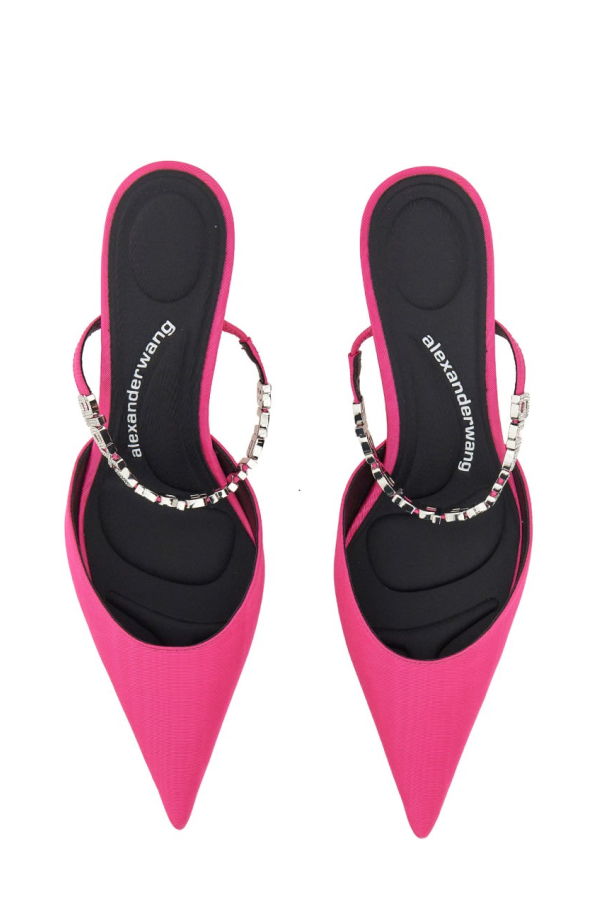 ALEXANDER WANG Delphine Mules - Fuchsia