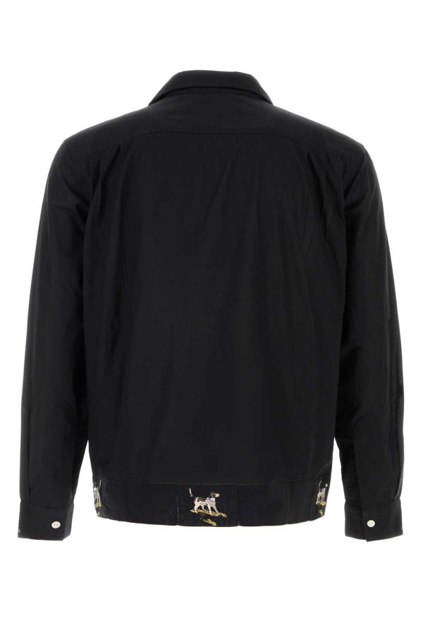 BODE Black Poplin Pointer Shirt