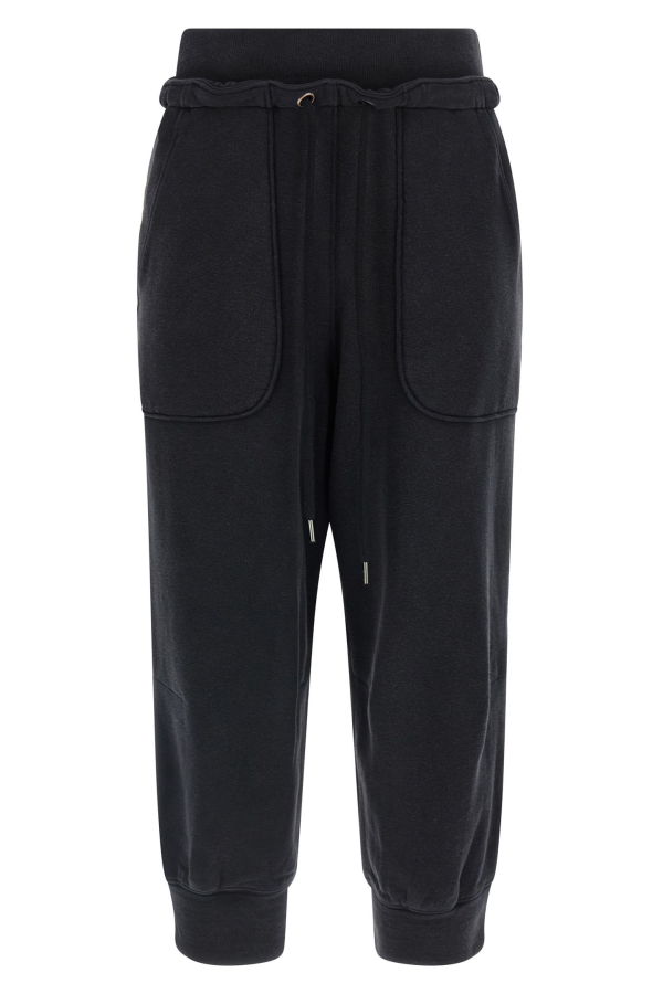 R13 Cropped Joggers Pants - Black