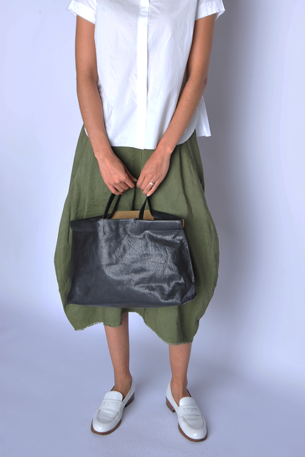 BEA MOMBAERS Midi Shopper Tote Bag - Black