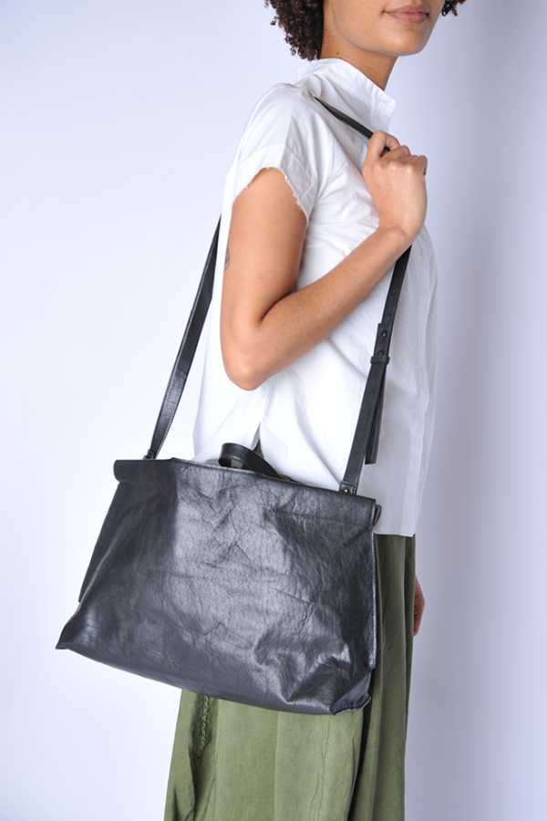 BEA MOMBAERS Midi Shopper Tote Bag - Black