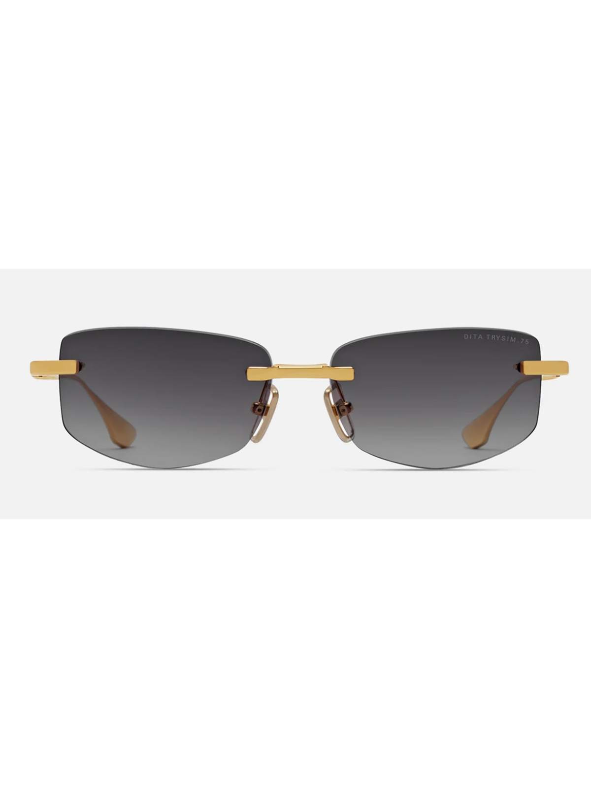 DITA DTS182/A/01 Trysim.75 Sunglasses - Yellow Gold/Dark - Image 1 of 3