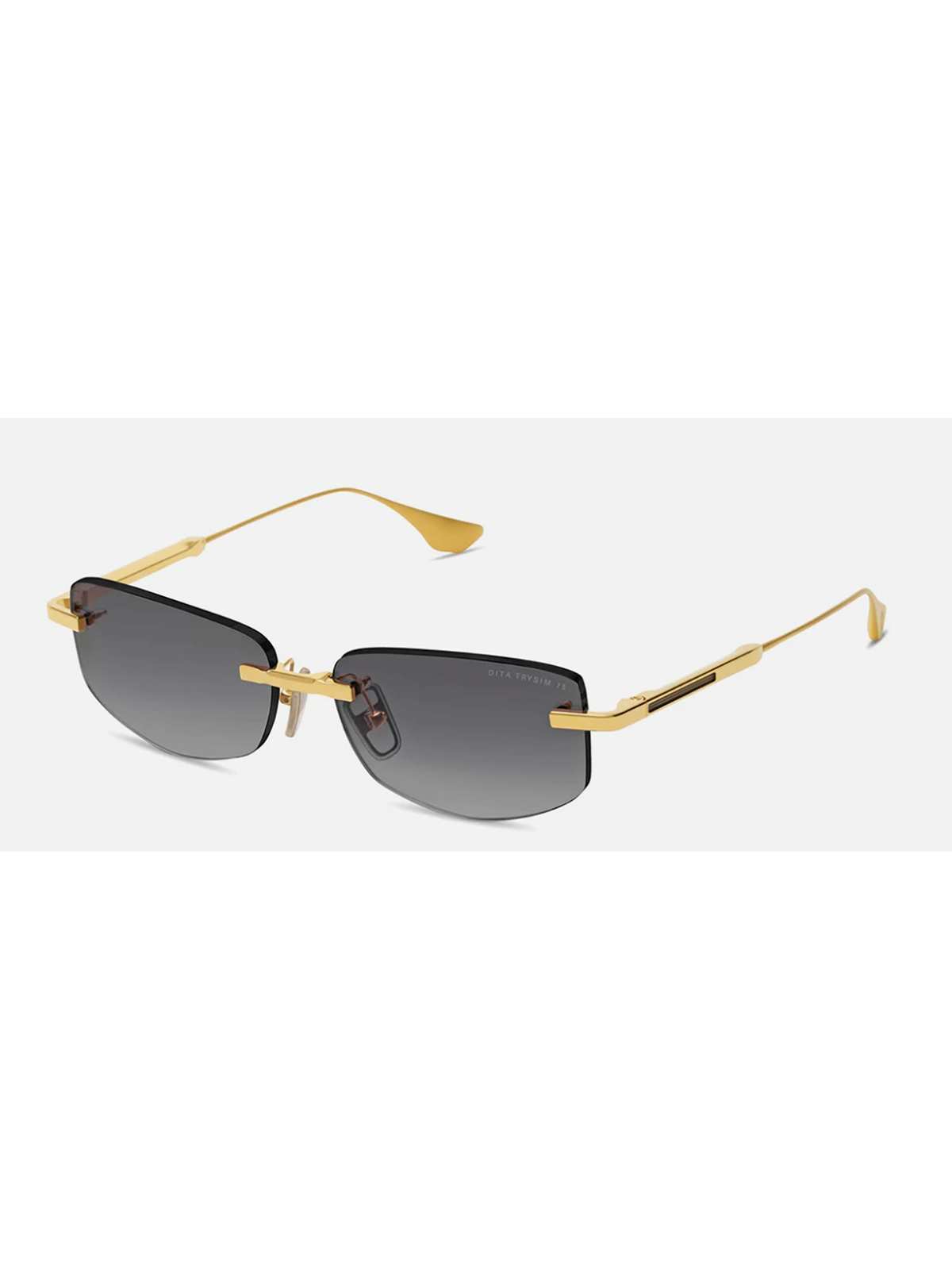 DITA DTS182/A/01 Trysim.75 Sunglasses - Yellow Gold/Dark - Image 2 of 3
