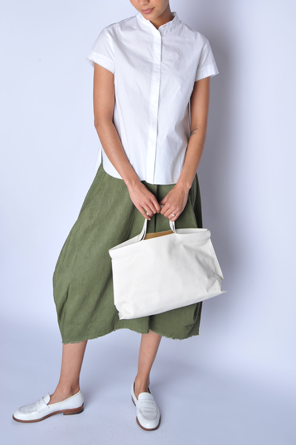 BEA MOMBAERS Midi Shopper Bag - Chalk