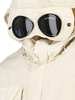 C.P. Company Flatt Nylon Goggle Jacket - Cream - Thumbnail 4