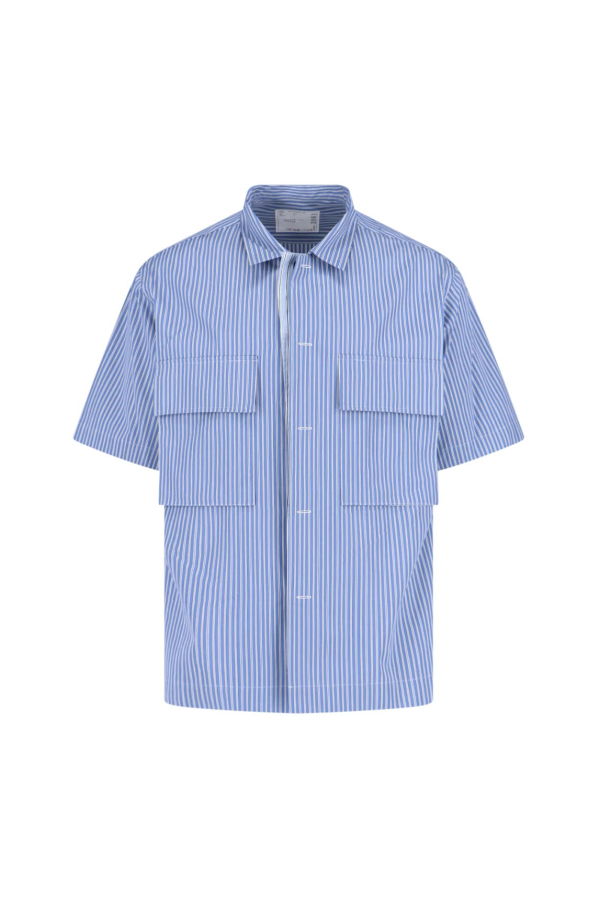 sacai Poplin Shirt - Blue
