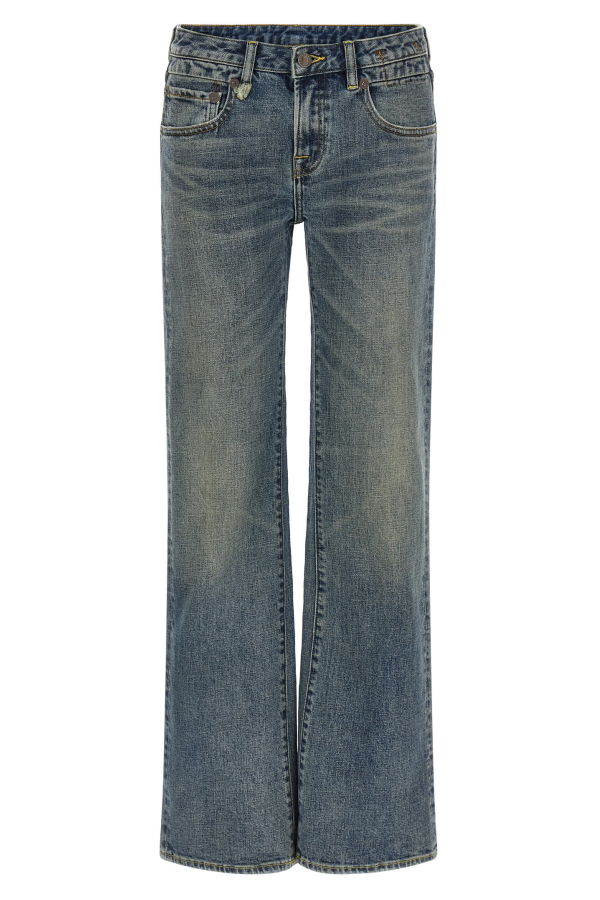 R13 Boy Flare Jeans - Blue